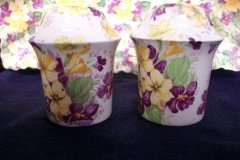 JAMES KENT VIOLETS 4002- SALT & PEPPER SHAKER SET    .....  http://jaapiesfinechinastore.com