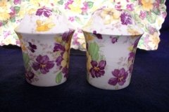 JAMES KENT VIOLETS 4002- SALT & PEPPER SHAKER SET    .....  http://jaapiesfinechinastore.com