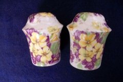 JAMES KENT VIOLETS 4002- SALT & PEPPER SHAKER SET    .....  http://jaapiesfinechinastore.com