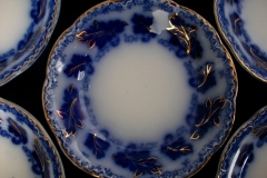 JOHNSON BROTHERS NORMANDY (FLOW BLUE)-  BERRY BOWL ..... https://www.jaapiesFineChinaStore.com