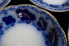 JOHNSON BROTHERS NORMANDY (FLOW BLUE)-  BERRY BOWL ..... https://www.jaapiesFineChinaStore.com