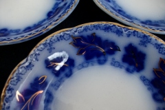 JOHNSON BROTHERS NORMANDY (FLOW BLUE)-  BERRY BOWL ..... https://www.jaapiesFineChinaStore.com