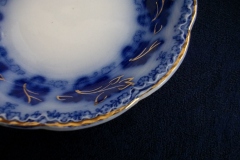 JOHNSON BROTHERS NORMANDY (FLOW BLUE)-  BERRY BOWL ..... https://www.jaapiesFineChinaStore.com