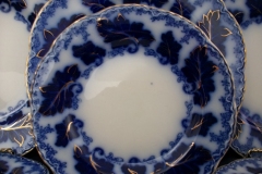 JOHNSON BROTHERS NORMANDY (FLOW BLUE)-  BREAD & BUTTER PLATE  ..... https://www.jaapiesFineChinaStore.com