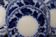 JOHNSON BROTHERS NORMANDY (FLOW BLUE)-  BREAD & BUTTER PLATE  ..... https://www.jaapiesFineChinaStore.com