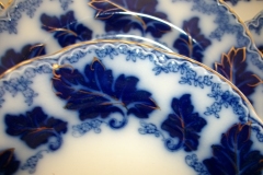 JOHNSON BROTHERS NORMANDY (FLOW BLUE)-  BREAD & BUTTER PLATE  ..... https://www.jaapiesFineChinaStore.com