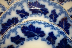 JOHNSON BROTHERS NORMANDY (FLOW BLUE)-  BREAD & BUTTER PLATE  ..... https://www.jaapiesFineChinaStore.com