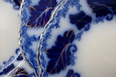 JOHNSON BROTHERS NORMANDY (FLOW BLUE)-  BREAD & BUTTER PLATE  ..... https://www.jaapiesFineChinaStore.com