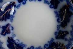 JOHNSON BROTHERS NORMANDY (FLOW BLUE)-  COUPE SOUP BOWL  ..... https://www.jaapiesFineChinaStore.com