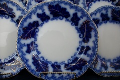 JOHNSON BROTHERS NORMANDY (FLOW BLUE)-  DINNER PLATE  ..... https://www.jaapiesFineChinaStore.com