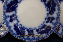 JOHNSON BROTHERS NORMANDY (FLOW BLUE)-  DINNER PLATE  ..... https://www.jaapiesFineChinaStore.com