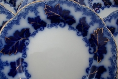 JOHNSON BROTHERS NORMANDY (FLOW BLUE)-  DINNER PLATE  ..... https://www.jaapiesFineChinaStore.com