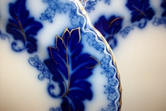 JOHNSON BROTHERS NORMANDY (FLOW BLUE)-  DINNER PLATE  ..... https://www.jaapiesFineChinaStore.com