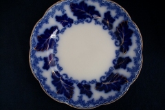 JOHNSON BROTHERS NORMANDY (FLOW BLUE)-  DINNER PLATE  ..... https://www.jaapiesFineChinaStore.com