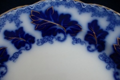 JOHNSON BROTHERS NORMANDY (FLOW BLUE)-  DINNER PLATE  ..... https://www.jaapiesFineChinaStore.com