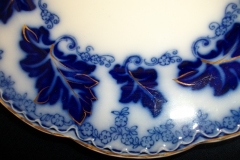 JOHNSON BROTHERS NORMANDY (FLOW BLUE)-  DINNER PLATE  ..... https://www.jaapiesFineChinaStore.com