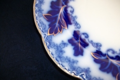 JOHNSON BROTHERS NORMANDY (FLOW BLUE)-  DINNER PLATE  ..... https://www.jaapiesFineChinaStore.com