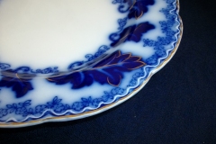 JOHNSON BROTHERS NORMANDY (FLOW BLUE)-  DINNER PLATE  ..... https://www.jaapiesFineChinaStore.com