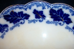 JOHNSON BROTHERS NORMANDY (FLOW BLUE)-  MEDIUM SERVING PLATTER 12  5/8"    ..... https://www.jaapiesFineChinaStore.com