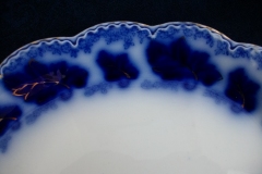 JOHNSON BROTHERS NORMANDY (FLOW BLUE)-  SMALL SERVING PLATTER 10 1/2"    ..... https://www.jaapiesFineChinaStore.com