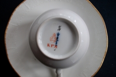 KPM (BERLIN) NEUOSIER 05- COFFEE CUP & SAUCER    ..... https://www.jaapiesfinechinastore.com