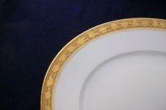 HUTSCHENREUTHER FAVORIT (ENCRUSTED GOLD BAND)-   OVAL HUTSCHENREUTHER FAVORIT-  OVAL SERVING PLATTER  16  1/4" ..... https://www.jaapiesFineChinaStore.com