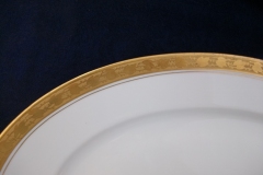 HUTSCHENREUTHER FAVORIT (ENCRUSTED GOLD BAND)-   OVAL HUTSCHENREUTHER FAVORIT-  OVAL SERVING PLATTER  16  1/4" ..... https://www.jaapiesFineChinaStore.com