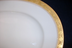 HUTSCHENREUTHER FAVORIT (ENCRUSTED GOLD BAND)-   OVAL HUTSCHENREUTHER FAVORIT-  OVAL SERVING PLATTER  16  1/4" ..... https://www.jaapiesFineChinaStore.com