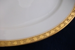 HUTSCHENREUTHER FAVORIT (ENCRUSTED GOLD BAND)-   OVAL HUTSCHENREUTHER FAVORIT-  OVAL SERVING PLATTER  16  1/4" ..... https://www.jaapiesFineChinaStore.com