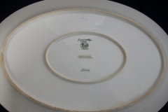 HUTSCHENREUTHER FAVORIT (ENCRUSTED GOLD BAND)-   OVAL HUTSCHENREUTHER FAVORIT-  OVAL SERVING PLATTER  16  1/4" ..... https://www.jaapiesFineChinaStore.com