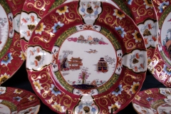 MASON'S #447 CANTON RED-   BREAD & BUTTER PLATE   .....   https://www.jaapiesfinechinastore.com