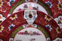 MASON'S #447 CANTON RED-   BREAD & BUTTER PLATE   .....   http://jaapiesfinechinastore.com