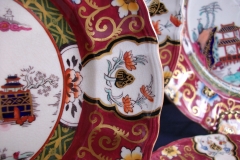 MASON'S #447 CANTON RED-   BREAD & BUTTER PLATE   .....   https://www.jaapiesfinechinastore.com