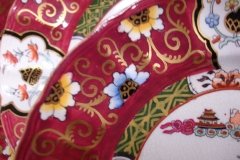 MASON'S #447 CANTON RED-   BREAD & BUTTER PLATE   .....   http://jaapiesfinechinastore.com