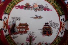 MASON'S #447 CANTON RED-   BREAD & BUTTER PLATE   .....   https://www.jaapiesfinechinastore.com