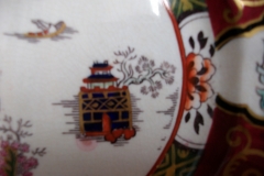 MASON'S #447 CANTON RED-   BREAD & BUTTER PLATE   .....   https://www.jaapiesfinechinastore.com