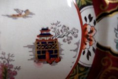 MASON'S #447 CANTON RED-   BREAD & BUTTER PLATE   .....   http://jaapiesfinechinastore.com