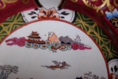MASON'S #447 CANTON RED-   BREAD & BUTTER PLATE   .....   http://jaapiesfinechinastore.com