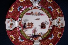 MASON'S #447 CANTON RED-   BREAD & BUTTER PLATE   .....   http://jaapiesfinechinastore.com