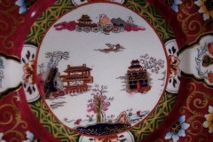 MASON'S #447 CANTON RED-   BREAD & BUTTER PLATE   .....   http://jaapiesfinechinastore.com