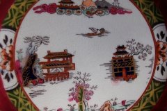 MASON'S #447 CANTON RED-   BREAD & BUTTER PLATE   .....   http://jaapiesfinechinastore.com