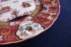 MASON'S #447 CANTON RED-   BREAD & BUTTER PLATE   .....   http://jaapiesfinechinastore.com