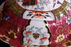 MASON'S #447 CANTON RED-  COVERED SERVING BOWL   .....   http://jaapiesfinechinastore.com