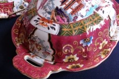 MASON'S #447 CANTON RED-  COVERED SERVING BOWL   .....   http://jaapiesfinechinastore.com