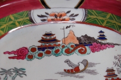 MASON'S #447 CANTON RED-  COVERED SERVING BOWL   .....   https://www.jaapiesfinechinastore.com