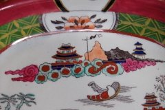 MASON'S #447 CANTON RED-  COVERED SERVING BOWL   .....   http://jaapiesfinechinastore.com