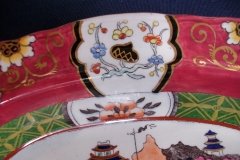 MASON'S #447 CANTON RED-  COVERED SERVING BOWL   .....   http://jaapiesfinechinastore.com