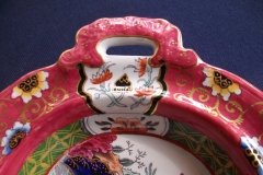 MASON'S #447 CANTON RED-  COVERED SERVING BOWL   .....   http://jaapiesfinechinastore.com