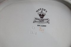 MASON'S #447 CANTON RED-  COVERED SERVING BOWL   .....   http://jaapiesfinechinastore.com