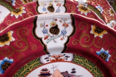 MASON'S #447 CANTON RED-   LUNCH  PLATE   .....   https://www.jaapiesfinechinastore.com